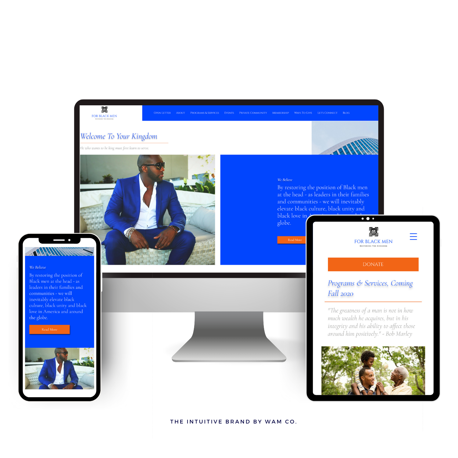 web design_men's design_blue