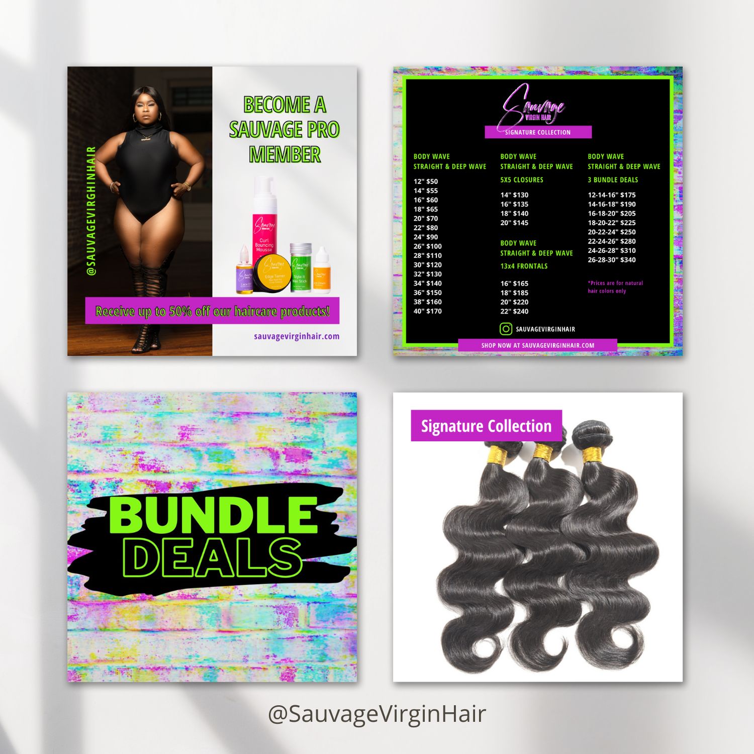 beauty professionals branding and design