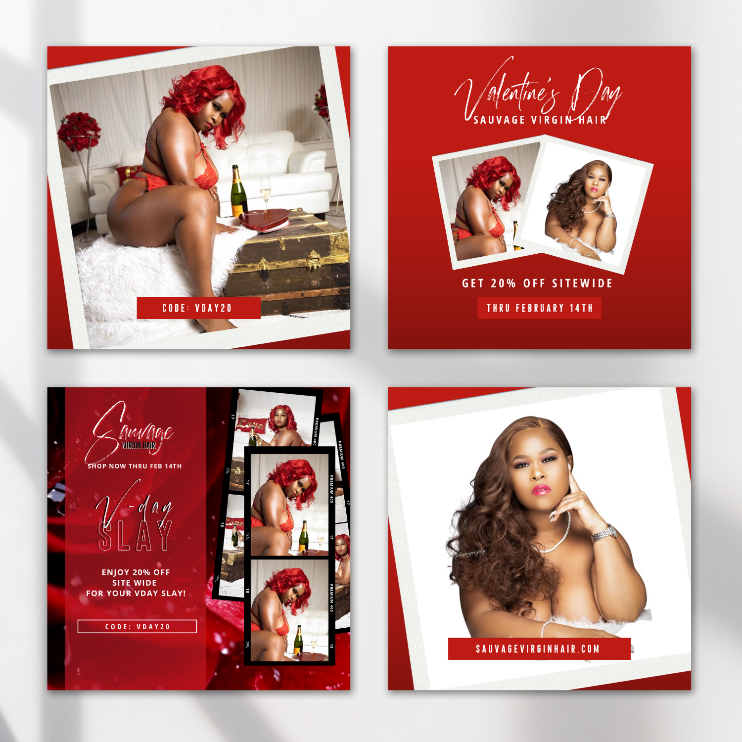 vday promo_sexy red_graphic design