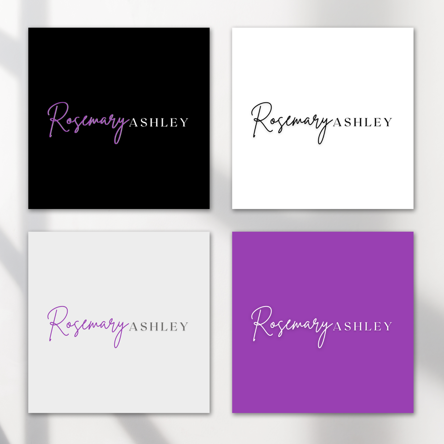 beauty brand logo design and color palette